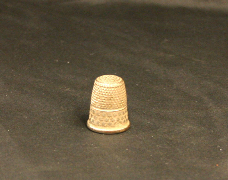 Civil War - silver thimble