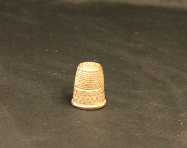 Civil War - silver thimble