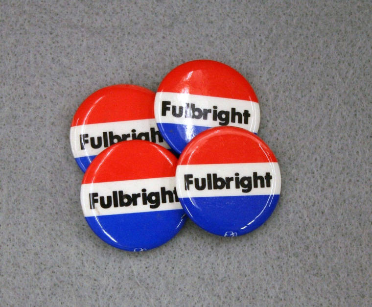 AR Politics - Fulbright buttons