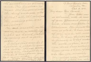 Broach - letter to Mrs. C.A. Broach