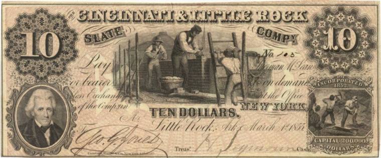 Scrip, Arkansas - ten dollar note