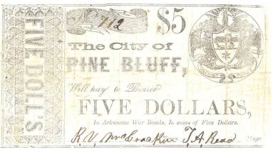 Scrip, Arkansas - 5 dollars