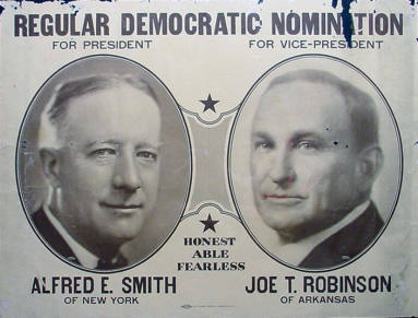 Poster, Campaign - Alfred Smith/Joe T. Robinson