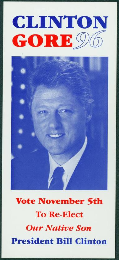 Clinton/Gore campaign flyer