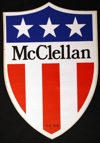 McClellan sticker