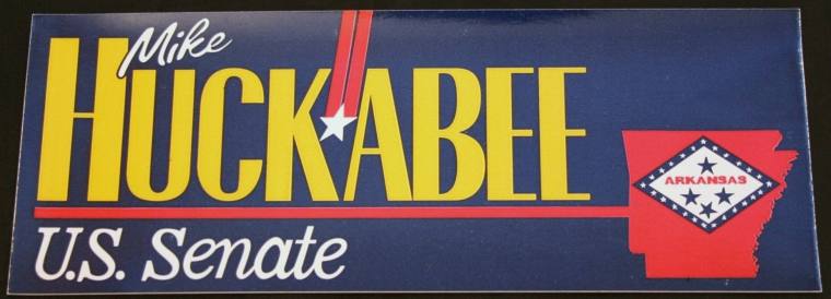 Sticker, Bumper - Mike Huckabee Senatorial