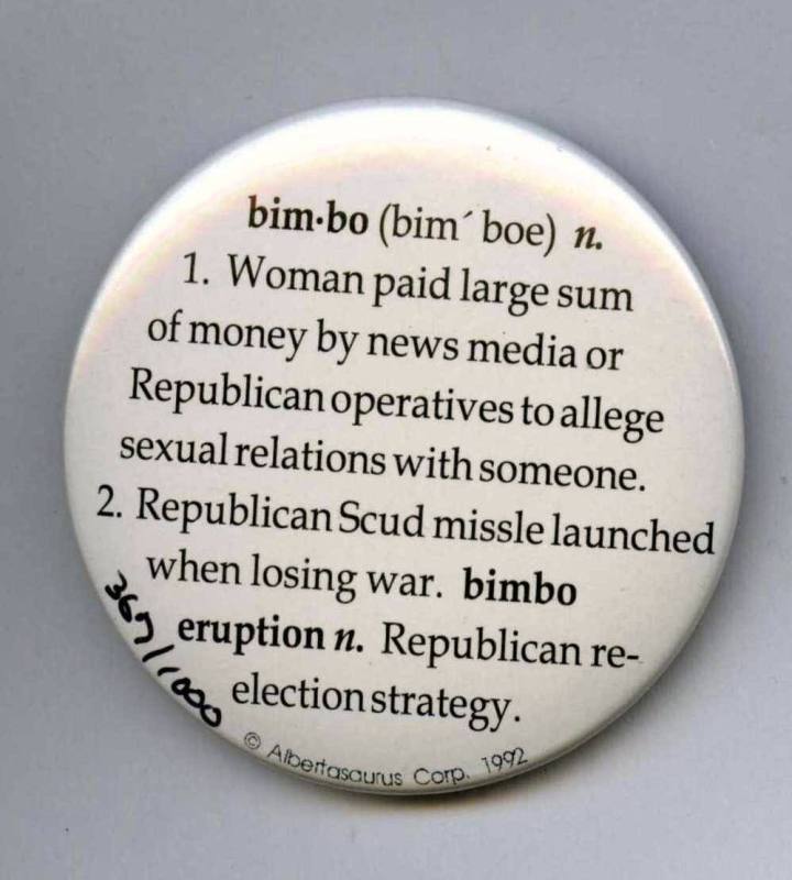 Clinton button