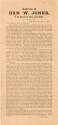 political broadside - Dan W. Jones