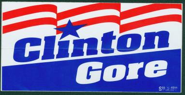 Clinton/Gore bumper sticker