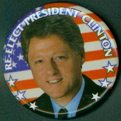 Button, Campaign - President Bill Clinton