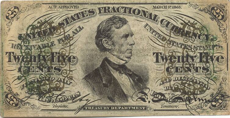 United States Fractional Currency -  25 cents