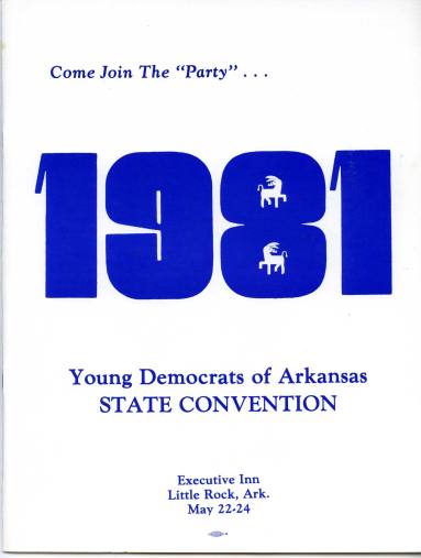 Young Democrats program/booklet