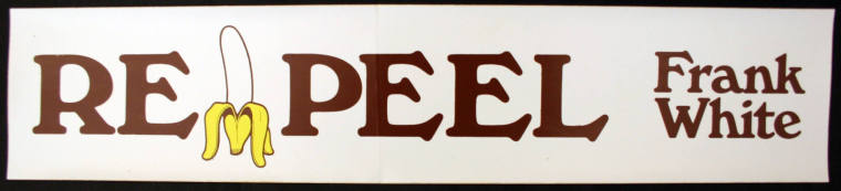 bumper sticker - Repeel Frank White