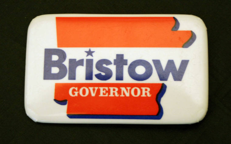 political pin - Bristow for Governor