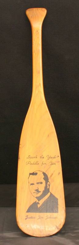 campaign paddle - Jim Johnson