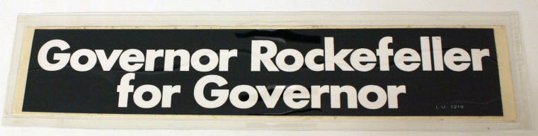 Rockefeller bumper sticker