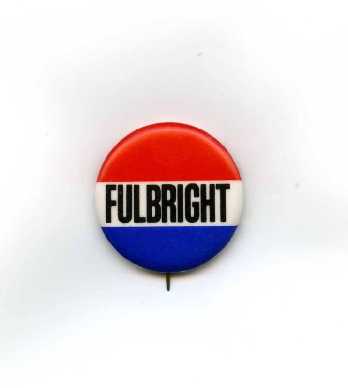 Fulbright campaign button