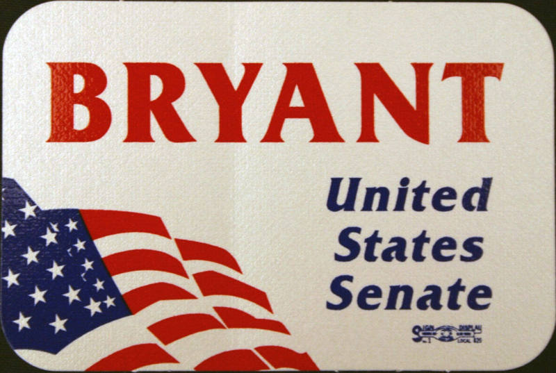 Winston Bryant campaign sticker