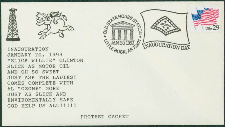 Clinton commemorative cover