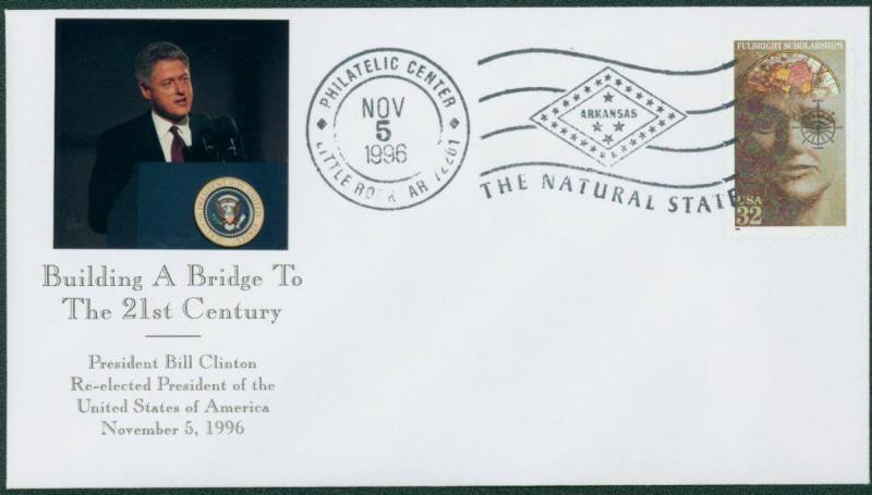 Envelope, Commemorative - President Bill Clinton