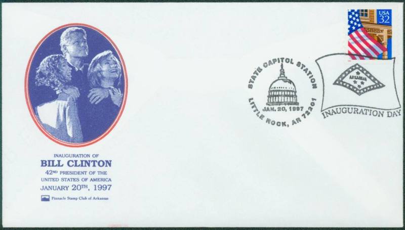 Envelope, Commemorative - Presidnet Bill Clinton