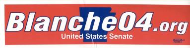 Blanche Lincoln bumper sticker