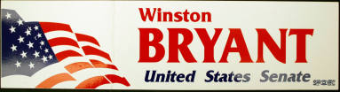 Winston Bryant bumper sticker