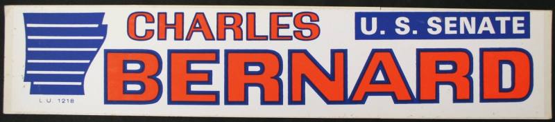 Charles Bernard bumper sticker