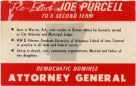 campaign card - Joe Purcell