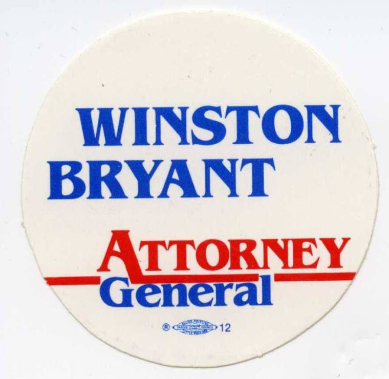 campaign sticker - Winston Bryant