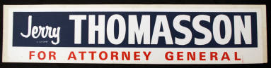 bumper sticker - Jerry Thomasson