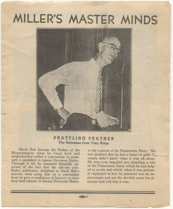 political pamphlet - Miller's Master Minds