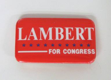 Lambert (Lincoln) campaign button