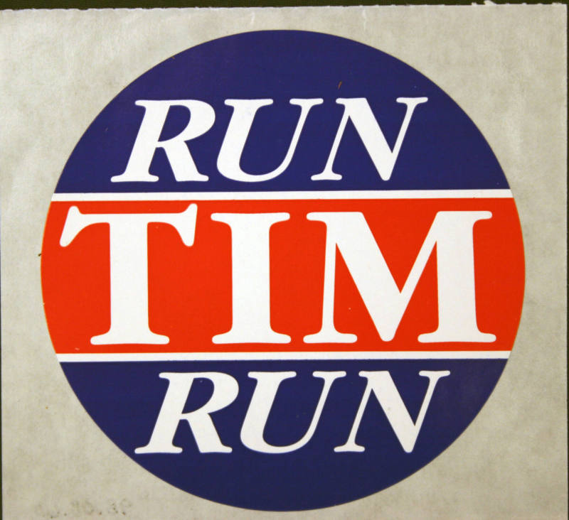 political sticker - Tim Hutchinson