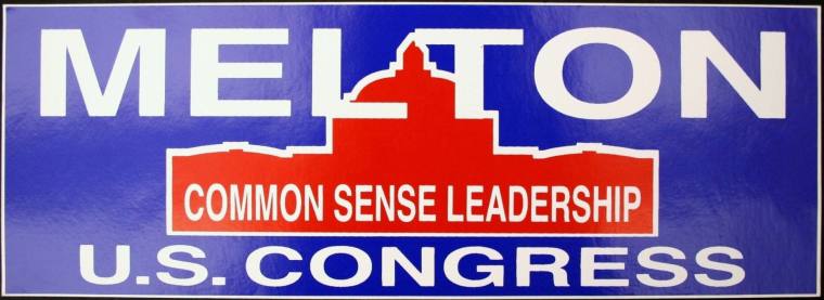 Melton bumper sticker