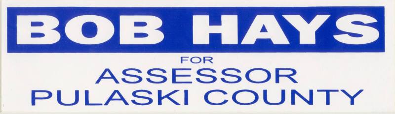 bumper sticker - Bob Hays