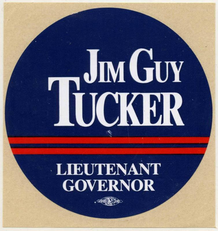 campaign sticker - Jim Guy Tucker