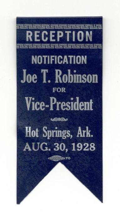 Joe T. Robinson reception badge