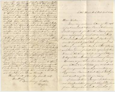 Civil War letter