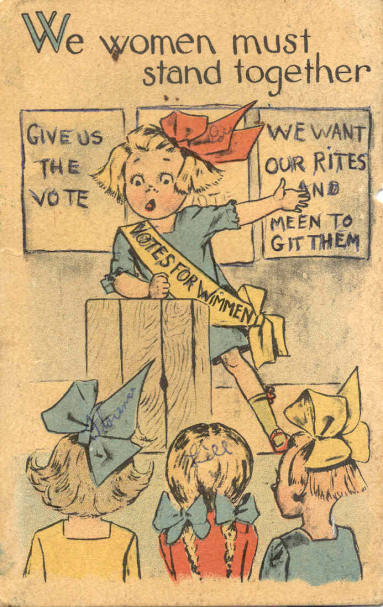 Suffragette card