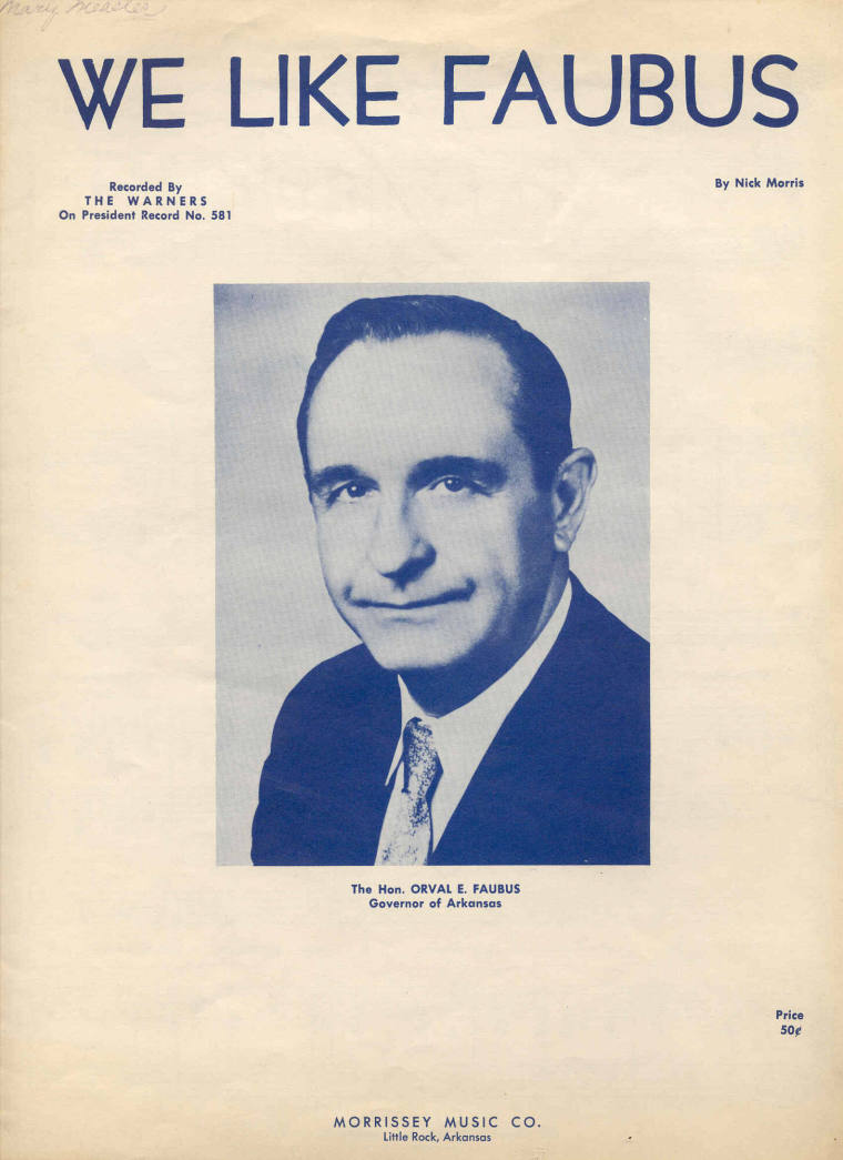 "We Like Faubus" Sheet Music