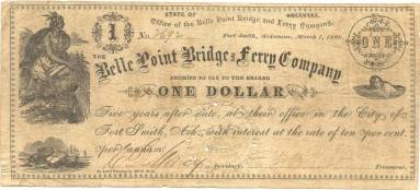 Scrip, Arkansas  - $1 note