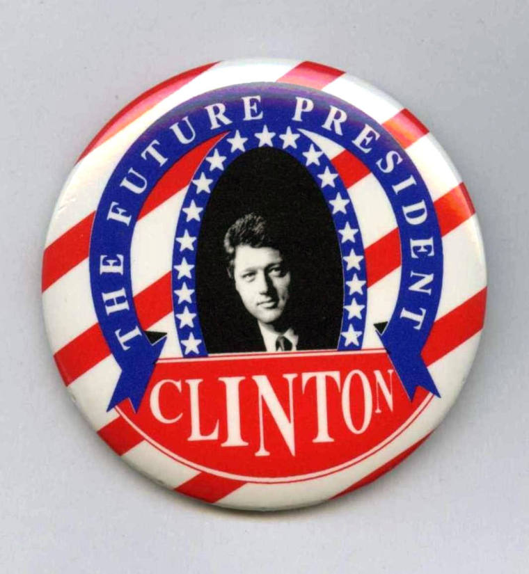 Clinton/Gore campaign button