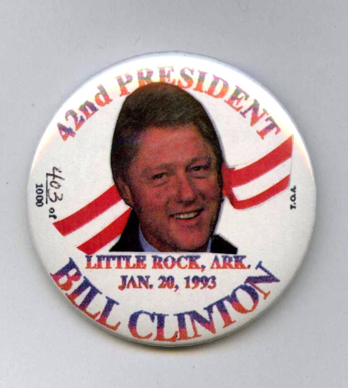 Clinton campaign button