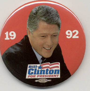 Clinton campaign button