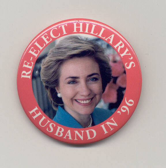 Clinton campaign button