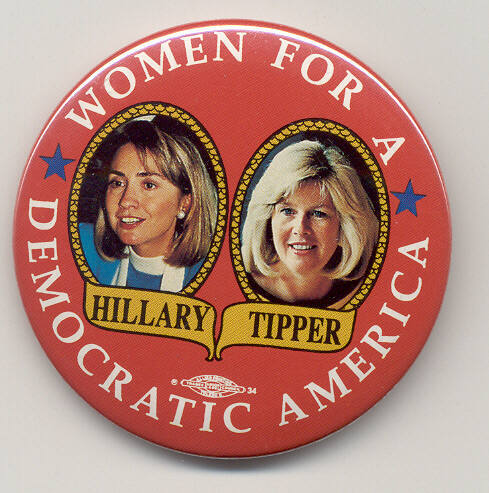 Clinton/Gore campaign button