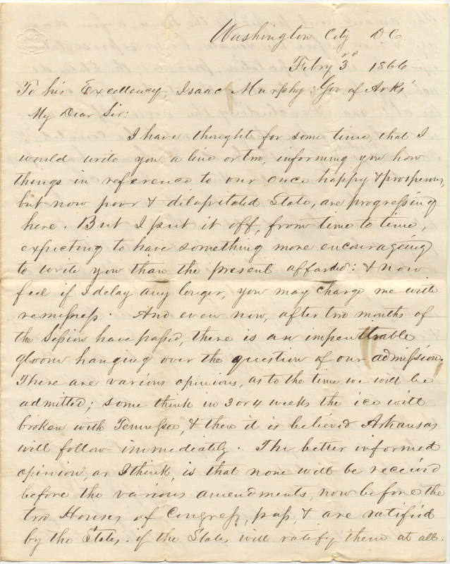 Isaac Murphey letter collection