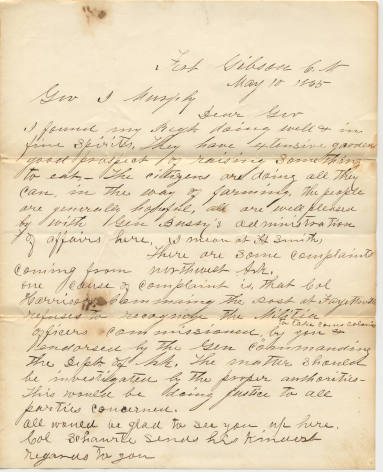 Isaac Murphey letter collection