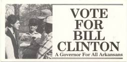 Card, Palm - Governor Bill Clinton